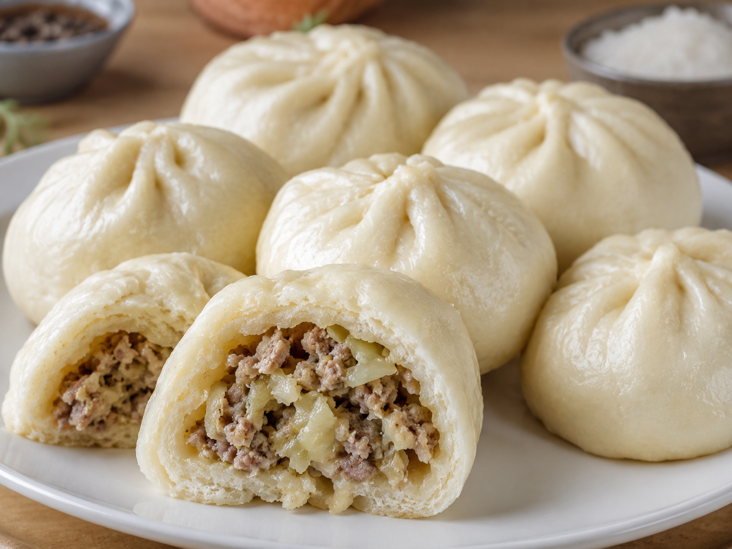 Пянсе с мясом и капустой